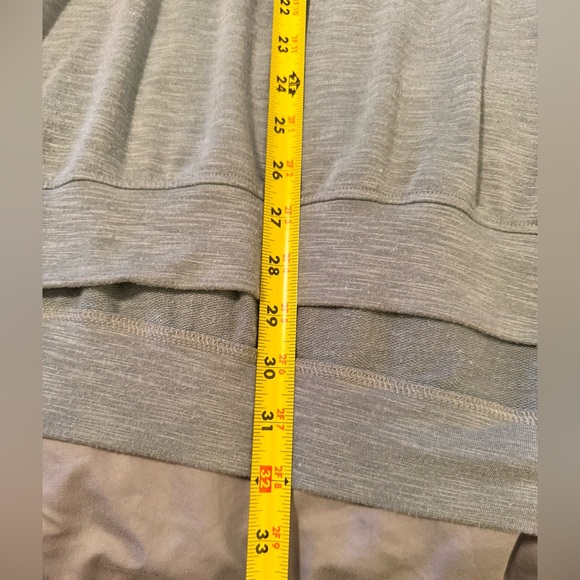 SHOW ME YOUR MUMU Palmer Easy Tiger Sweatshirt Pullover Top Sage Green & Pink - Picture 13 of 13